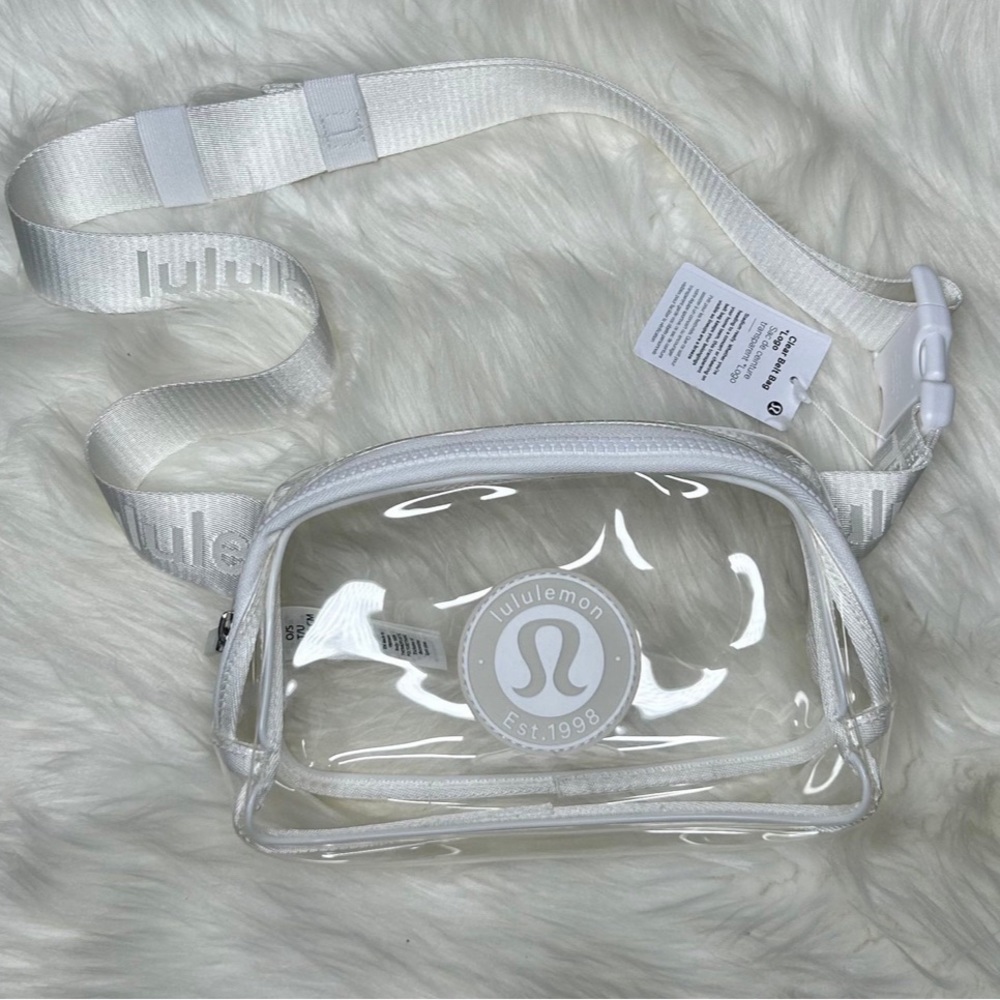 Lululemon clear belt bag